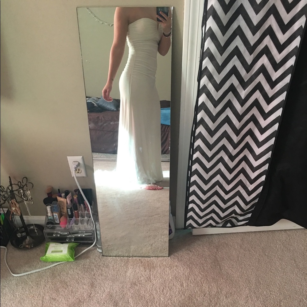 White long dress